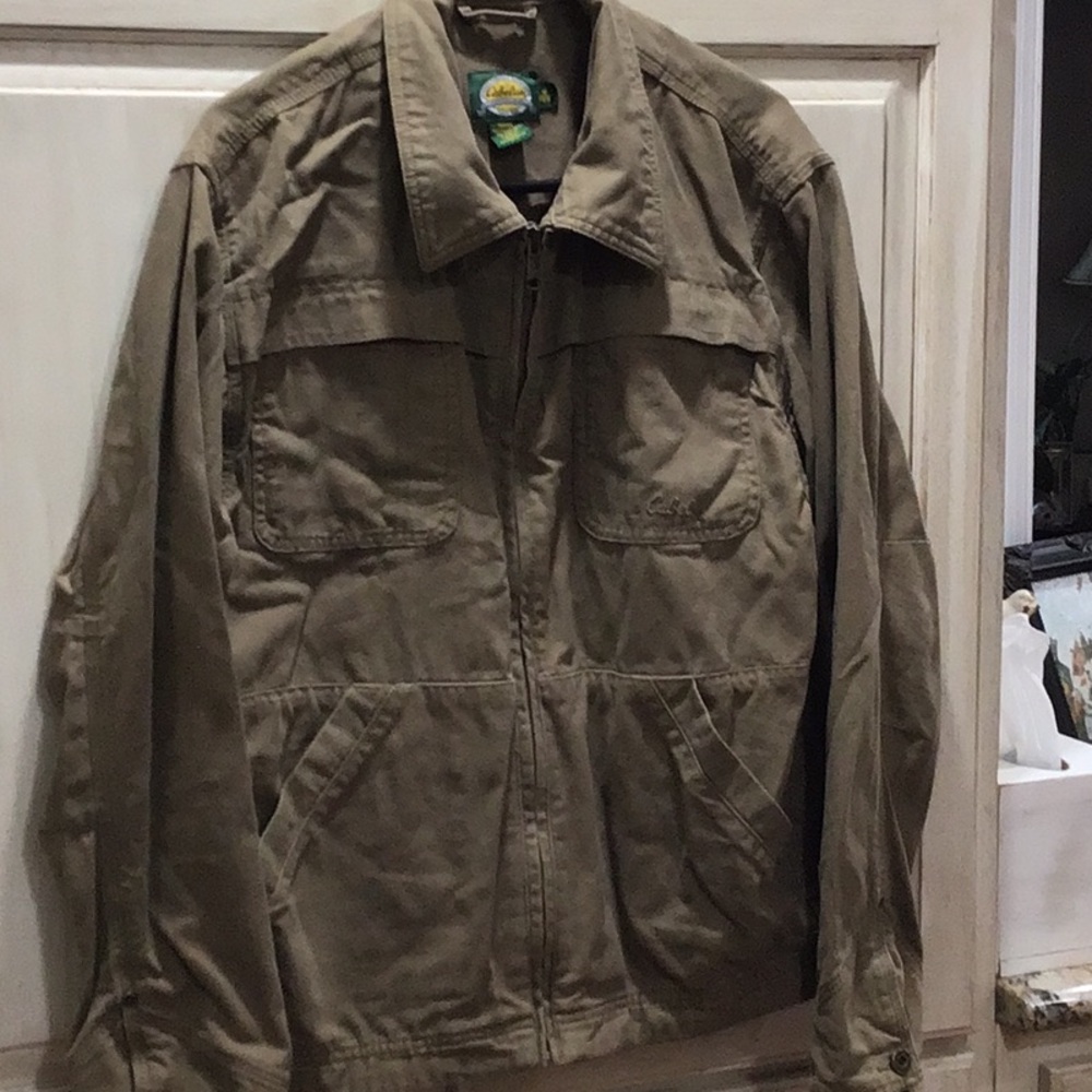 Cabela's Green and Khaki Outdoor Jacket